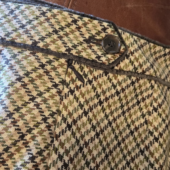 Ann Taylor Studio houndstooth wool skirt - Picture 3 of 7